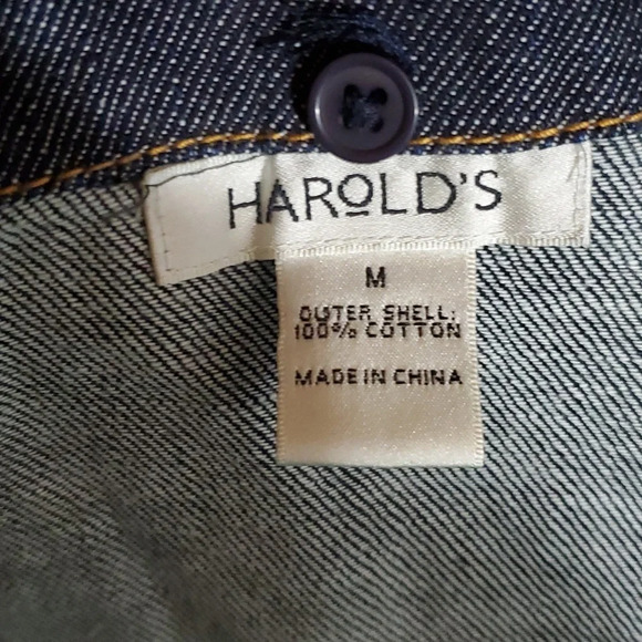 Harold's Dark Denim Vest - Picture 5 of 5